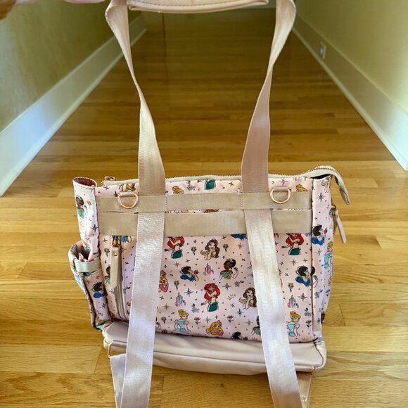 Petunia Pickle Bottom Disney Princesses Pivot Backpack Tote - Picture 4 of 15